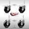 Service Caster 4 Inch SS Phenolic Swivel 10mm Threaded Stem Caster Total Lock Brake, 2PK SCC-SSTSTTL20S414-PHS-M1015-2-S-2 - alternate 3